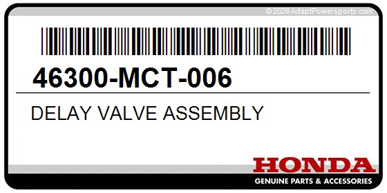 Honda 46300-MCT-006 Delay Valve Assembly