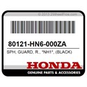 Honda 80121-HN6-000ZA Sph, Guard, R., *Nh1*, (Black)