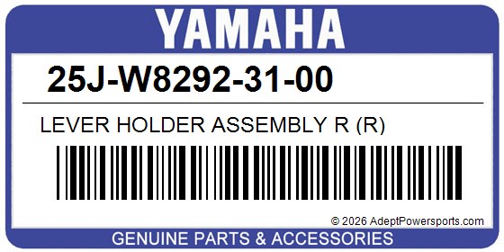 Yamaha 25J-W8292-31-00 Lever Holder Assembly R (R)