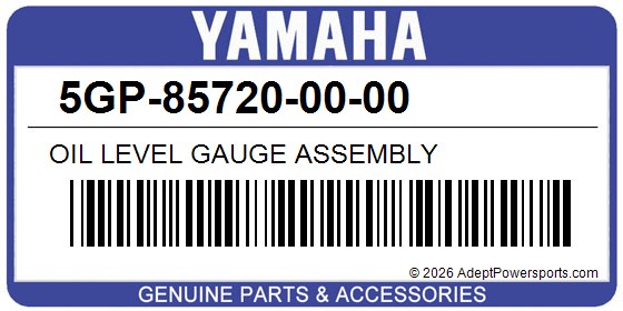 Yamaha 5GP-85720-00-00 Oil Level Gauge Assembly