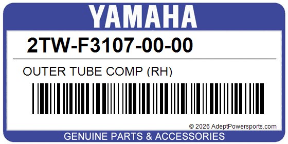 Yamaha 2TW-F3107-00-00 Outer Tube Comp (Rh)