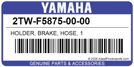 Yamaha 2TW-F5875-00-00 Holder, Brake, Hose, 1
