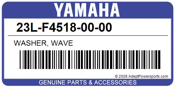 Yamaha 23L-F4518-00-00 Washer, Wave