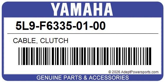 Yamaha 5L9-F6335-01-00 Cable, Clutch