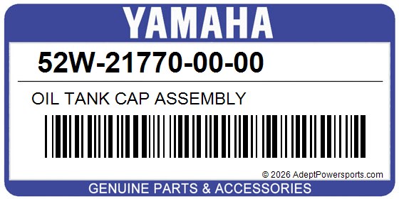 Yamaha 52W-21770-00-00 Oil Tank Cap Assembly