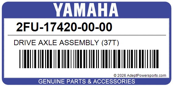 Yamaha 2FU-17420-00-00 Drive Axle Assembly (37T)