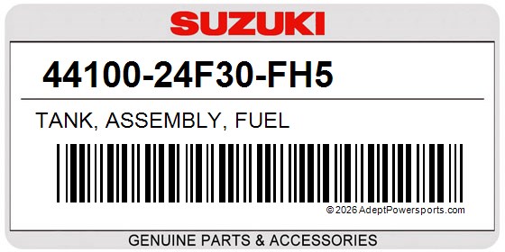 Suzuki 44100-24F30-FH5 Tank, Assembly, Fuel