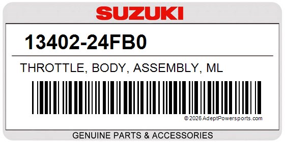 Suzuki 13402-24FB0 Throttle, Body, Assembly, Ml