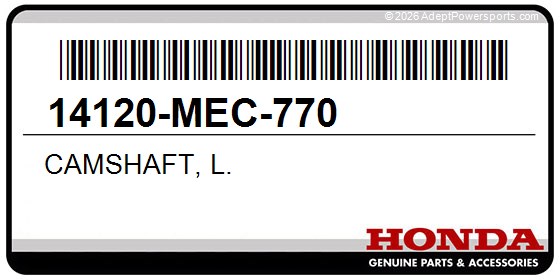 Honda 14120-MEC-770 Camshaft, L.
