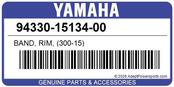 Yamaha 94330-15134-00 Band, Rim, (300-15)