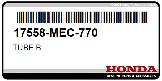 Honda 17558-MEC-770 Tube B