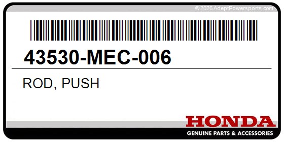 Honda 43530-MEC-006 Rod, Push