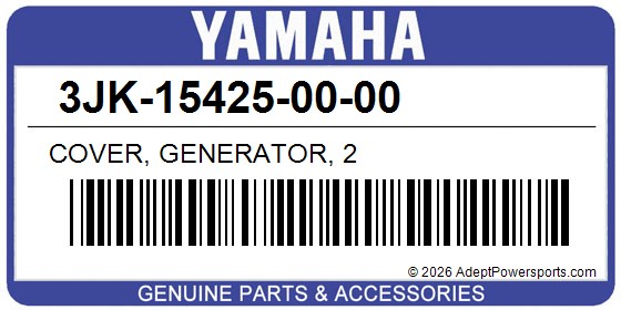 Yamaha 3JK-15425-00-00 Cover, Generator, 2