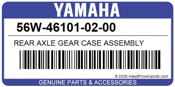 Yamaha 56W-46101-02-00 Rear Axle Gear Case Assembly