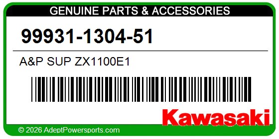 Kawasaki 99931-1304-51 A&P Sup Zx1100e1