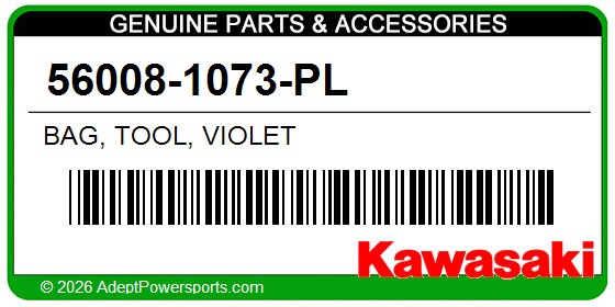 Kawasaki 56008-1073-PL Bag, Tool, Violet