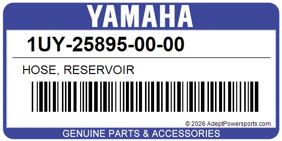 Yamaha 1UY-25895-00-00 Hose, Reservoir