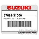 Suzuki 57661-31000 Cover, Clutch, Lever