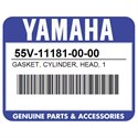 Yamaha 55V-11181-00-00 Gasket, Cylinder, Head, 1