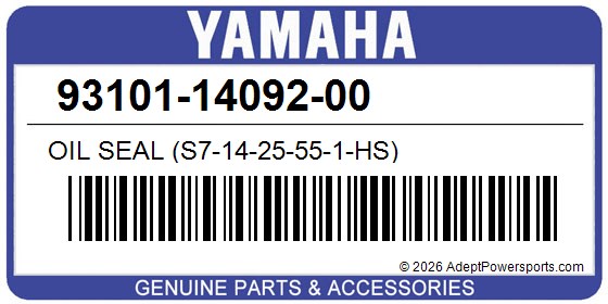 Yamaha 93101-14092-00 Oil Seal (S7-14-25-55-1-Hs)