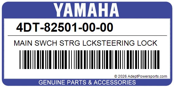 Yamaha 4DT-82501-00-00 Main Swch Strg Lcksteering Lock