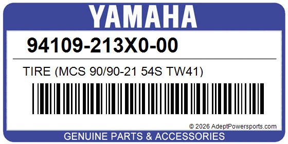 Yamaha 94109-213X0-00 Tire (Mcs 90/90-21 54S Tw41)