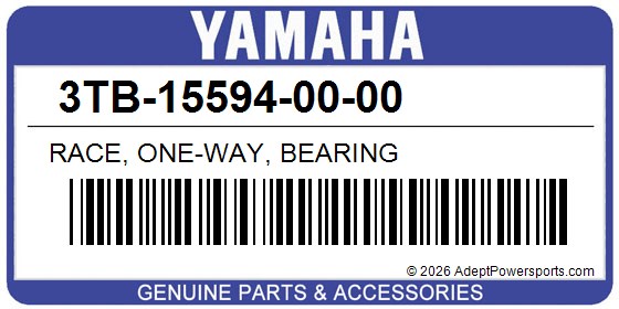 Yamaha 3TB-15594-00-00 Race, One-Way, Bearing