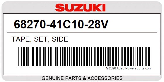 Suzuki 68270-41C10-28V Tape, Set, Side