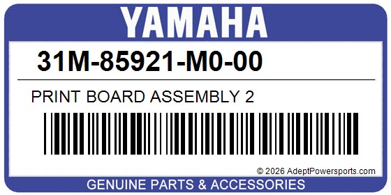 Yamaha 31M-85921-M0-00 Print Board Assembly 2