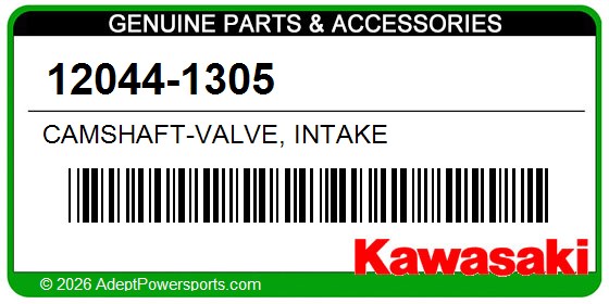 Kawasaki 12044-1305 Camshaft-Valve, Intake