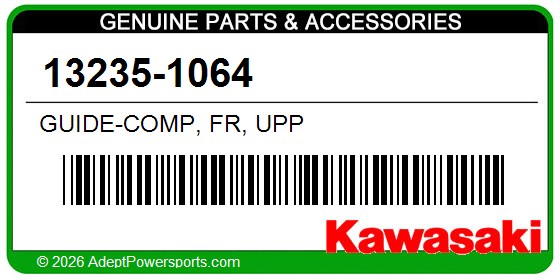 Kawasaki 13235-1064 Guide-Comp, Fr, Upp
