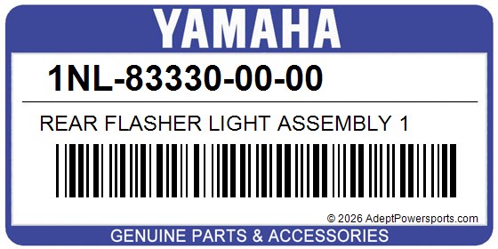Yamaha 1NL-83330-00-00 Rear Flasher Light Assembly 1