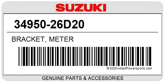 Suzuki 34950-26D20 Bracket, Meter