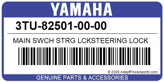 Yamaha 3TU-82501-00-00 Main Swch Strg Lcksteering Lock
