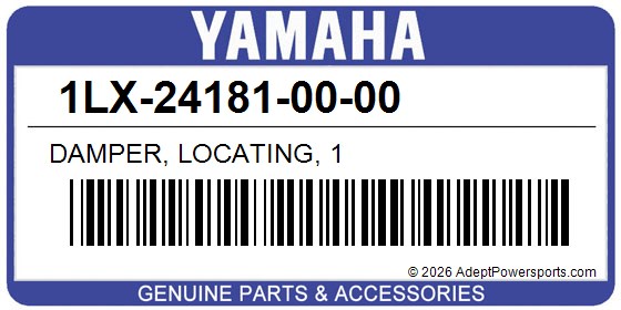 Yamaha 1LX-24181-00-00 Damper, Locating, 1