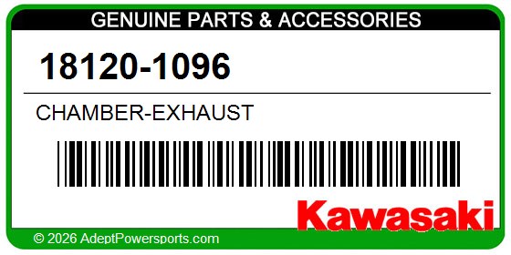 Kawasaki 18120-1096 Chamber-Exhaust