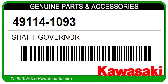Kawasaki 49114-1093 Shaft-Governor