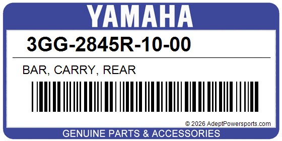 Yamaha 3GG-2845R-10-00 Bar, Carry, Rear