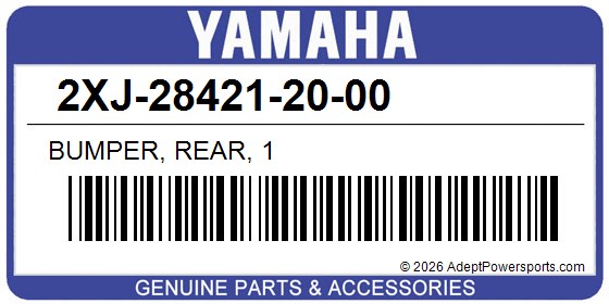 Yamaha 2XJ-28421-20-00 Bumper, Rear, 1