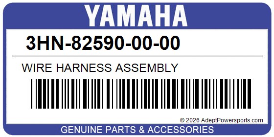 Yamaha 3HN-82590-00-00 Wire Harness Assembly
