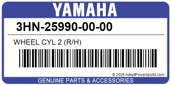 Yamaha 3HN-25990-00-00 Wheel Cyl 2 (R/H)
