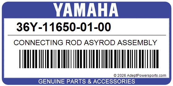 Yamaha 36Y-11650-01-00 Connecting Rod Asyrod Assembly