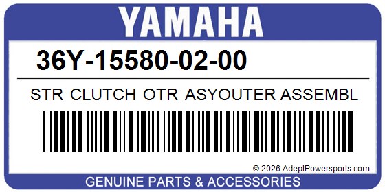 Yamaha 36Y-15580-02-00 Str Clutch Otr Asyouter Assembly