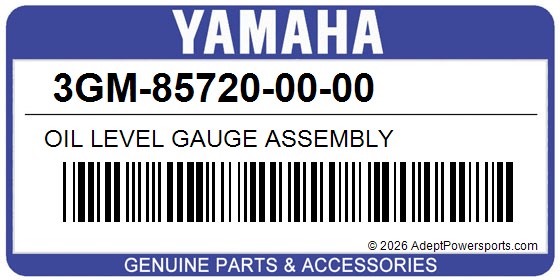 Yamaha 3GM-85720-00-00 Oil Level Gauge Assembly