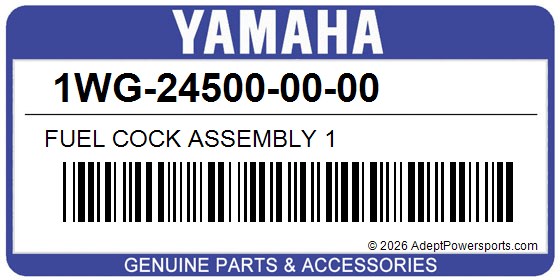 Yamaha 1WG-24500-00-00 Fuel Cock Assembly 1