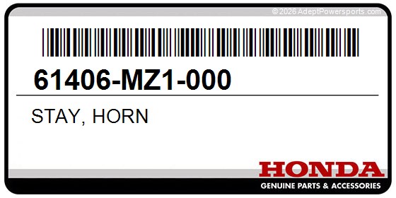 Honda 61406-MZ1-000 Stay, Horn