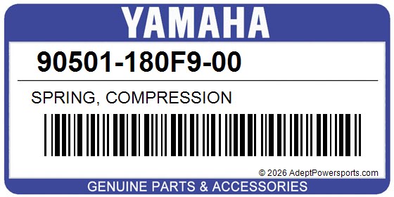 Yamaha 90501-180F9-00 Spring, Compression