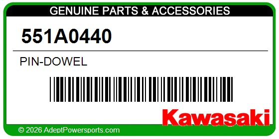 Kawasaki 551A0440 Pin-Dowel