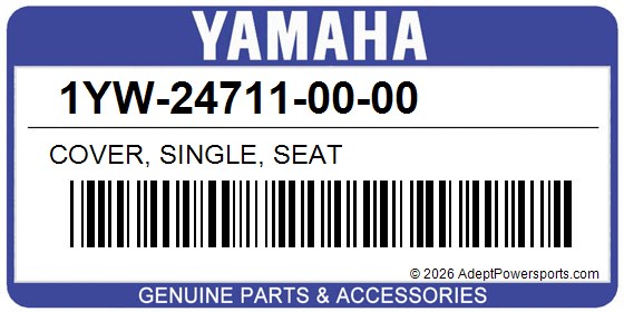 Yamaha 1YW-24711-00-00 Cover, Single, Seat