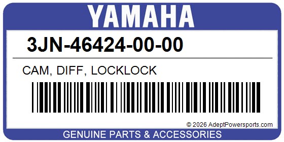 Yamaha 3JN-46424-00-00 Cam, Diff, Locklock
